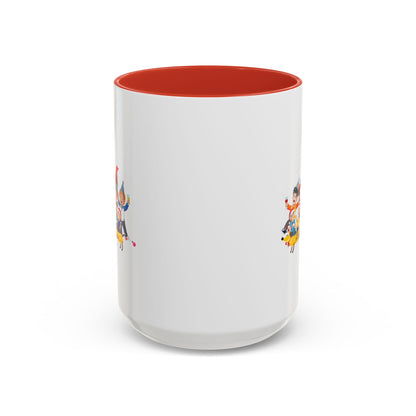 Accent Coffee Mug - Happy new year with friends - [[{"value":"Wonderwear Kid"}]]
