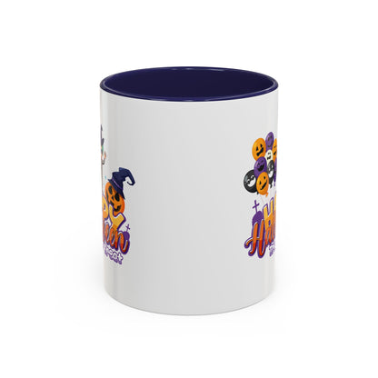 Accent Coffee Mug - Happy halloween trick or treat - [[{"value":"Wonderwear Kid"}]]