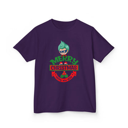Kids Heavy Cotton™ Tee - Merry chridtmas from super kiddo - [[{"value":"Wonderwear Kid"}]]