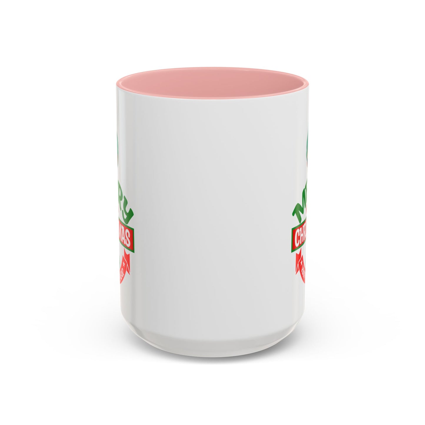 Accent Coffee Mug - Merry chridtmas from super kiddo