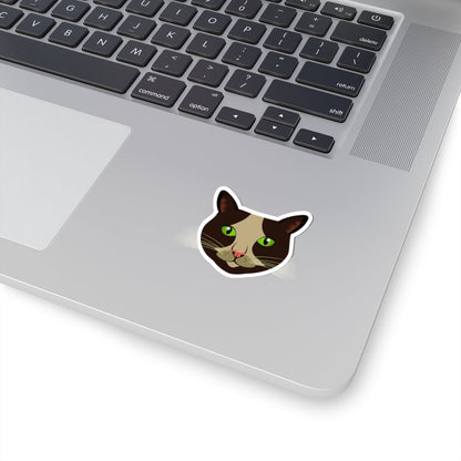 Kiss-Cut Stickers - Cow Cat Printify