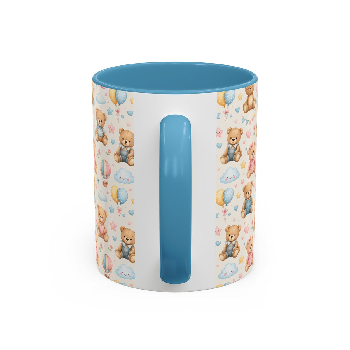 Accent Coffee Mug  (11/15 oz) - Pastel Teddy Bear Nursery