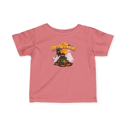 Infant Fine Jersey Tee - Happy holloween - cemetery - [[{"value":"Wonderwear Kid"}]]