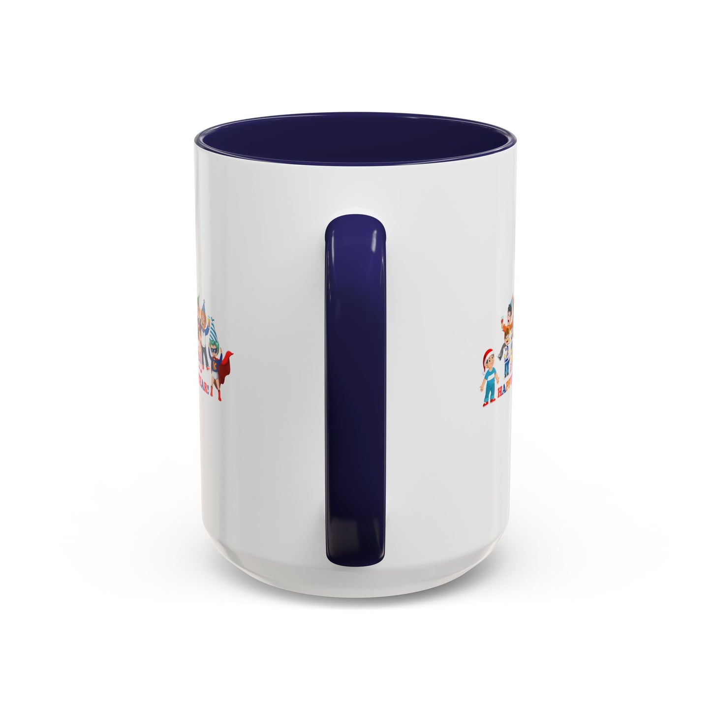 Accent Coffee Mug - Happy new year from super kiddo