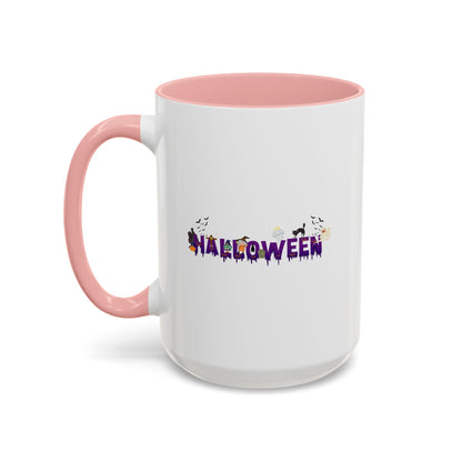 Accent Coffee Mug - Holloween word Printify