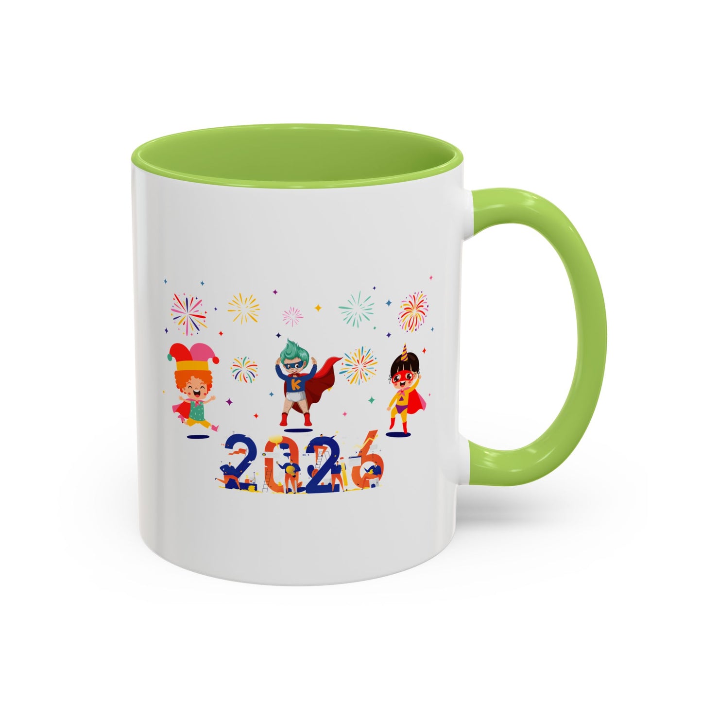 Accent Coffee Mug - Super kiddo and other hero