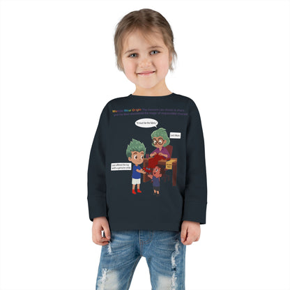 Toddler Long Sleeve Tee - WonderWear Origin - [[{"value":"Wonderwear Kid"}]]