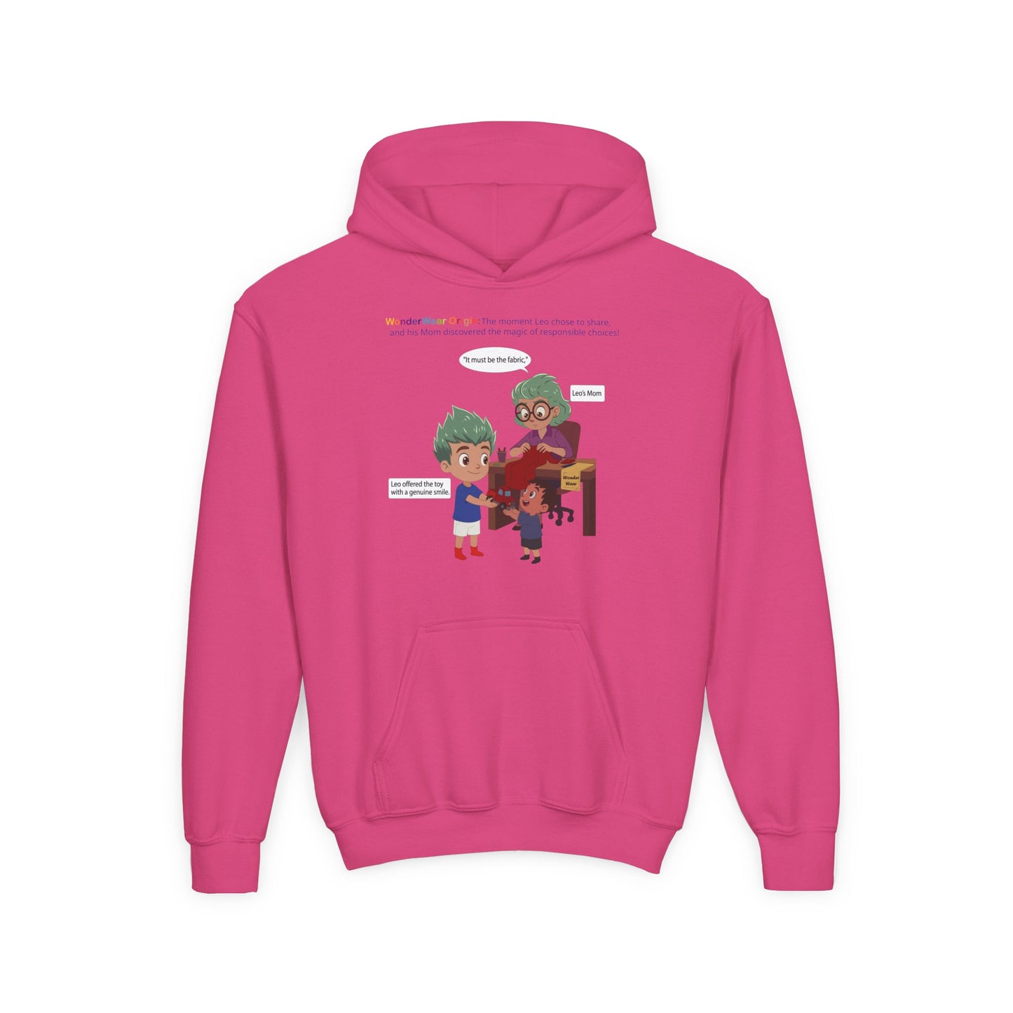 Youth Heavy Blend Hooded Sweatshirt - WonderWear Origin