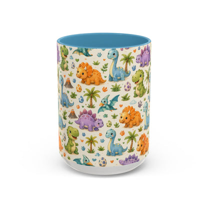 Accent Coffee Mug  (11/15 oz) - Baby Dinosaurs Nursery