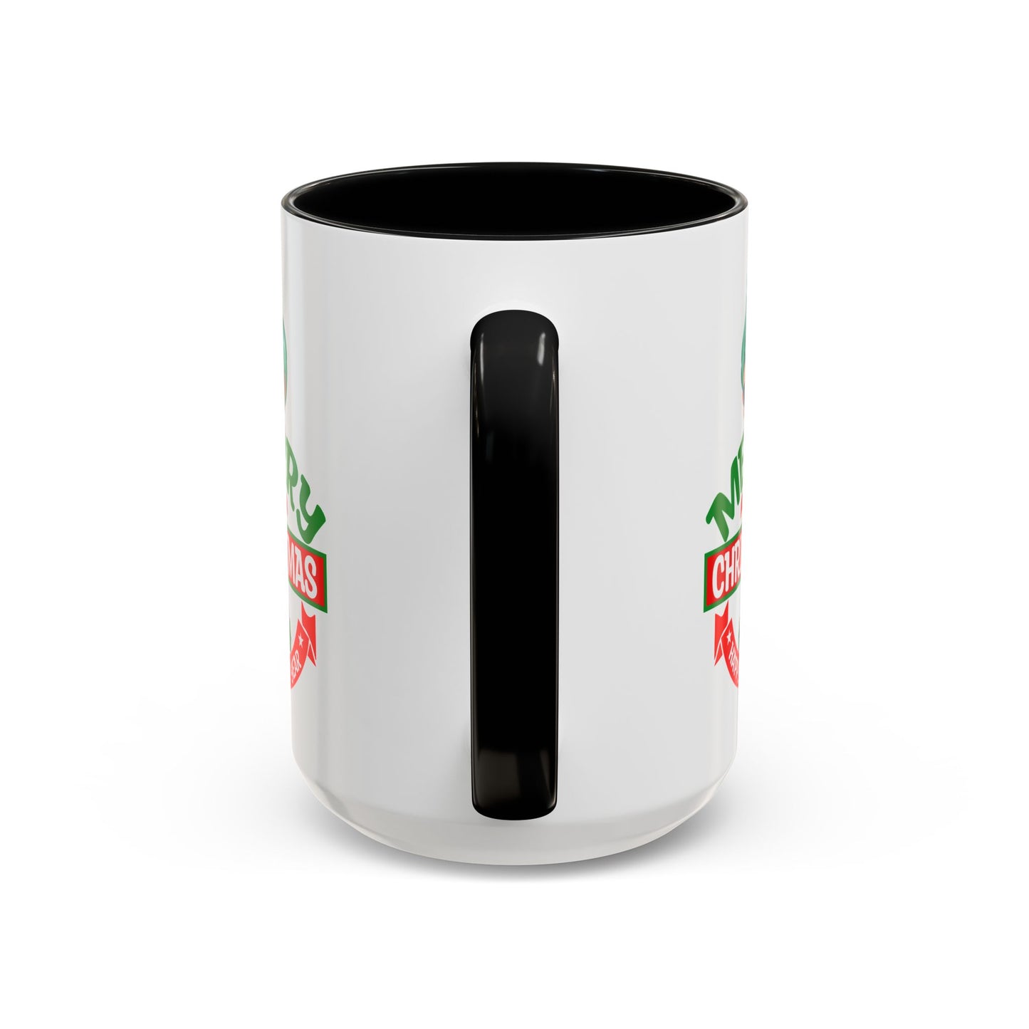 Accent Coffee Mug - Merry chridtmas from super kiddo