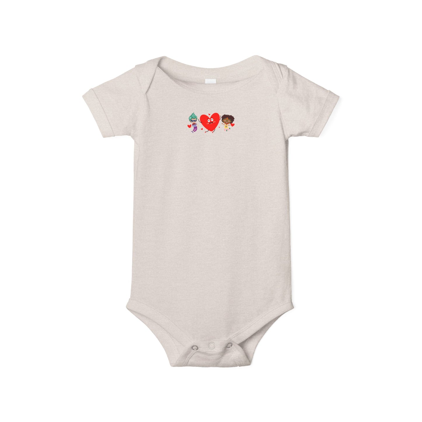 Infant Jersey One Piece - Valentines - Super kiddo and friend - [[{"value":"Wonderwear Kid"}]]
