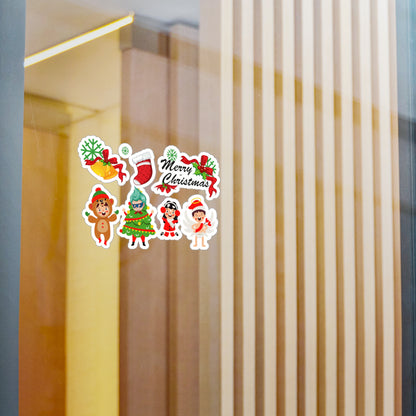 Christmas Kiss-Cut Vinyl Decals – Merry christmas from super kid - [[{"value":"Wonderwear Kid"}]]