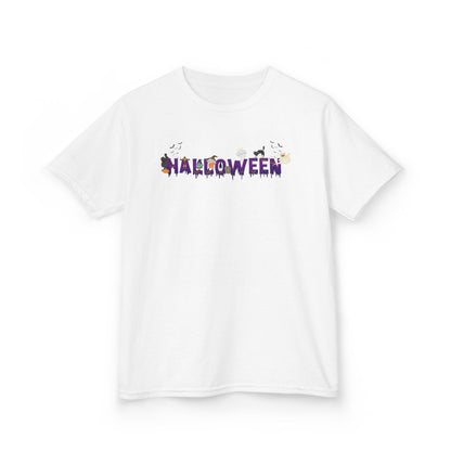 Kids Heavy Cotton™ Tee - Holloween word Printify