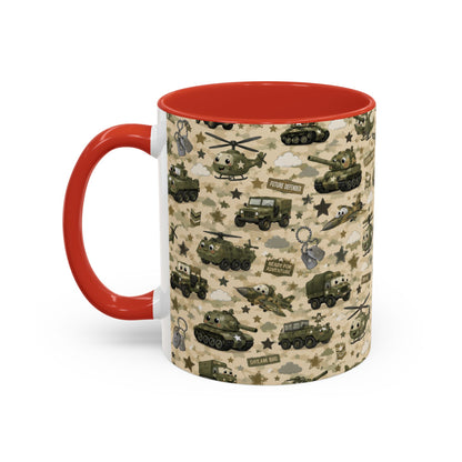 Accent Coffee Mug  (11/15 oz) - Military Kids
