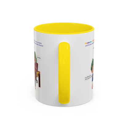 Accent Coffee Mug - WonderWear Origin - [[{"value":"Wonderwear Kid"}]]