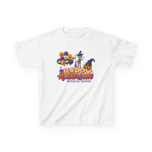 Kids Heavy Cotton™ Tee - Happy halloween trick or treat