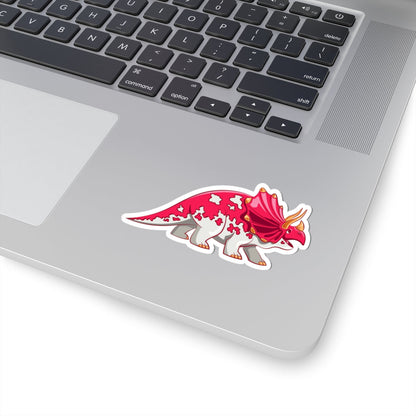 Kiss-Cut Stickers - Triceratops Dino Printify