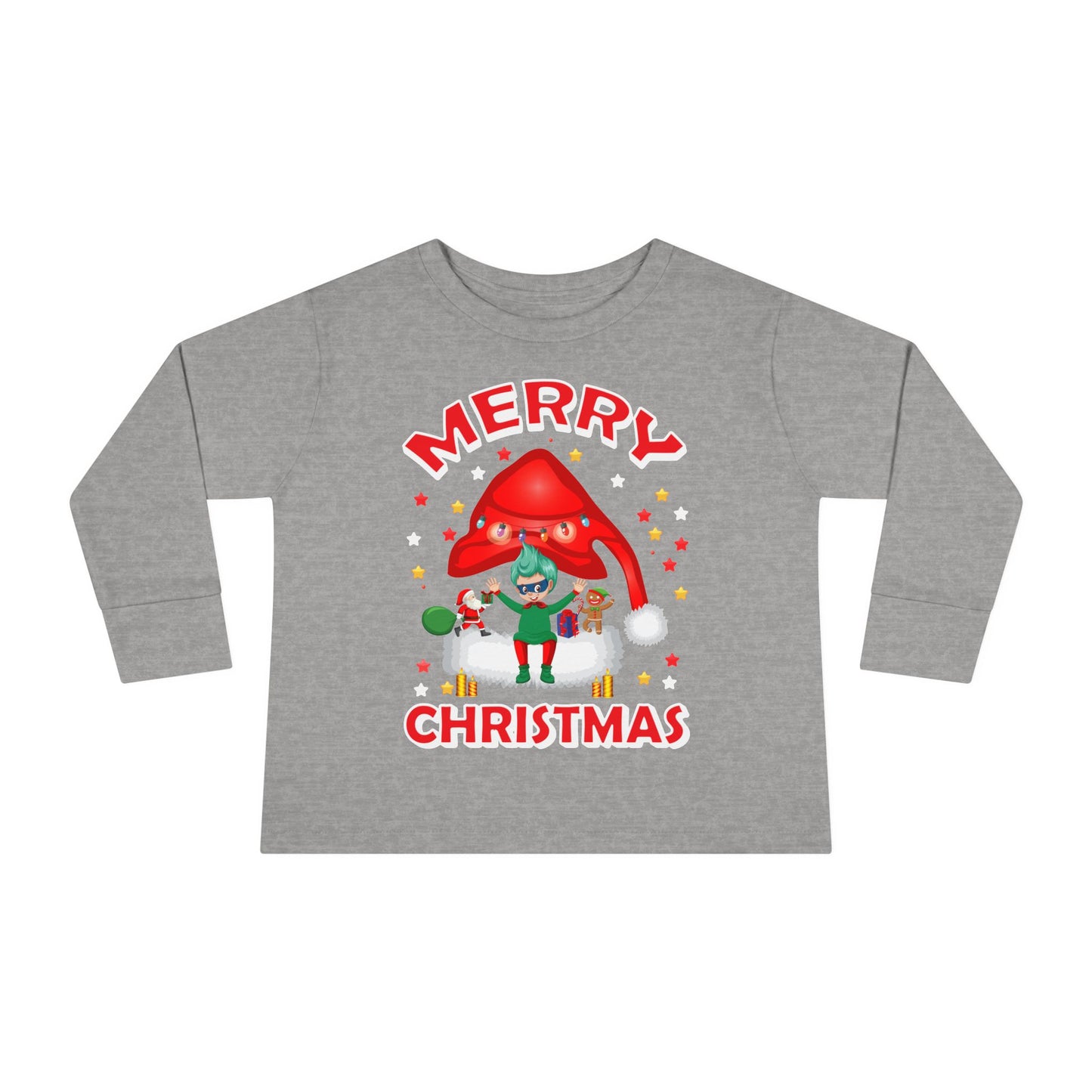 Toddler Long Sleeve Tee - Merry christmas - [[{"value":"Wonderwear Kid"}]]