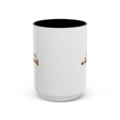 Accent Coffee Mug - Christmas with santa claus and friends - [[{"value":"Wonderwear Kid"}]]