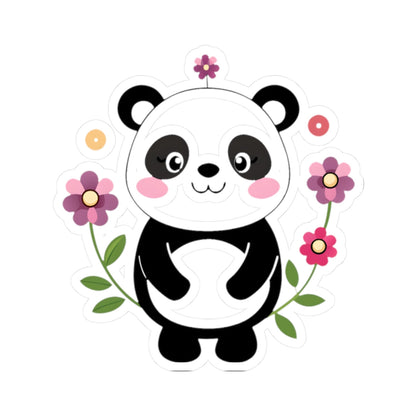 Kiss cut stickers - Charming Panda Printify
