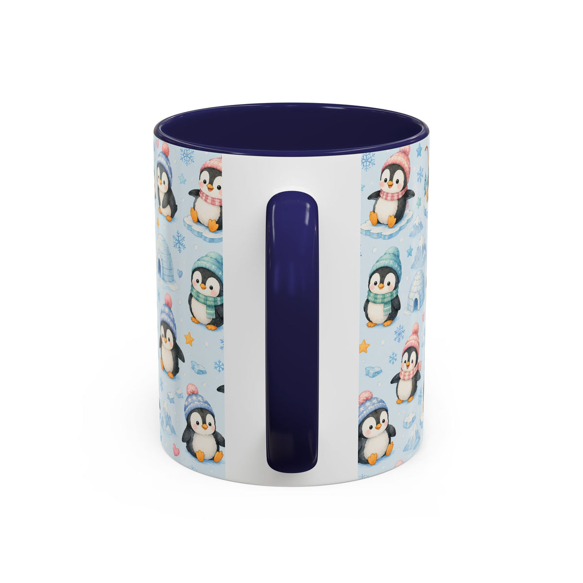 Accent Coffee Mug  (11/15 oz) - Penguin Winter Wonderland