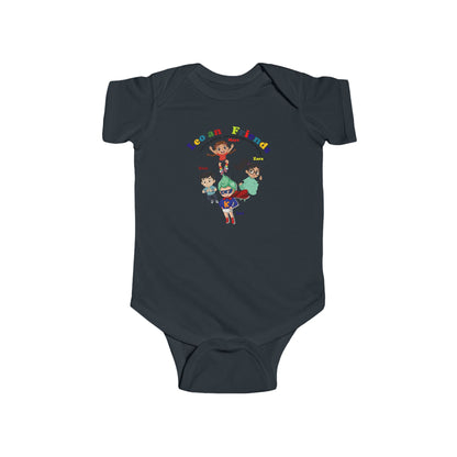 Infant Bodysuit - Leo & Friends - Learning and growing - [[{"value":"Wonderwear Kid"}]]