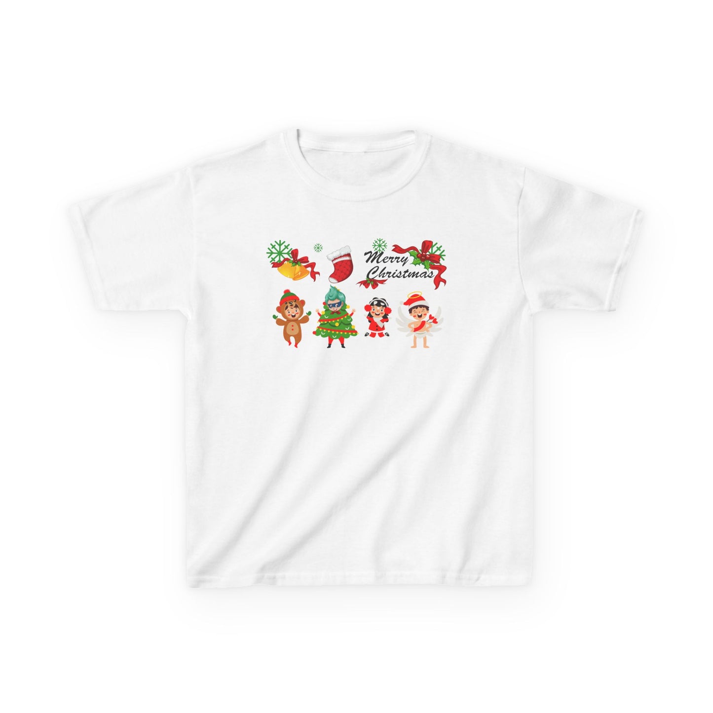 Kids Heavy Cotton™ Tee - Merry christmas from super kid - [[{"value":"Wonderwear Kid"}]]
