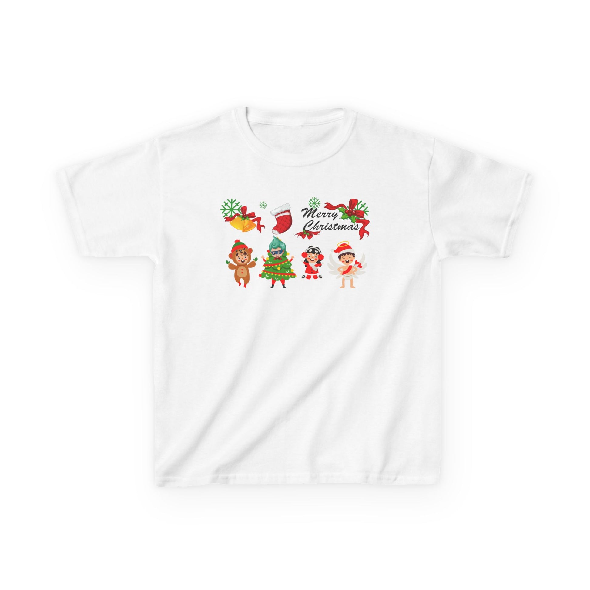Kids Heavy Cotton™ Tee - Merry christmas from super kid - [[{"value":"Wonderwear Kid"}]]