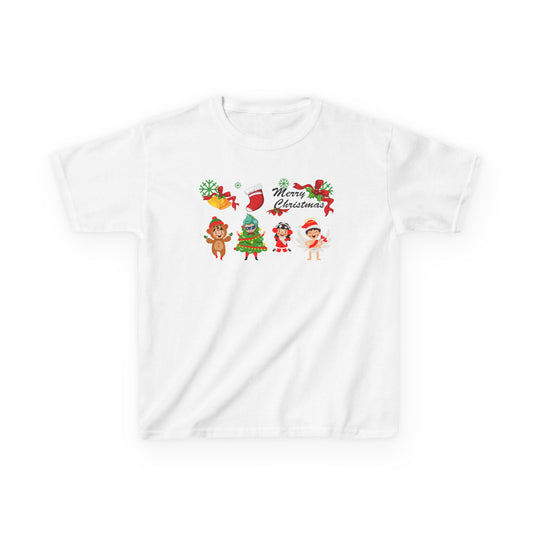 Kids Heavy Cotton™ Tee - Merry christmas from super kid - [[{"value":"Wonderwear Kid"}]]