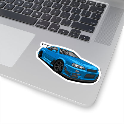 Kiss-Cut Stickers - Japanese Sports Car Printify