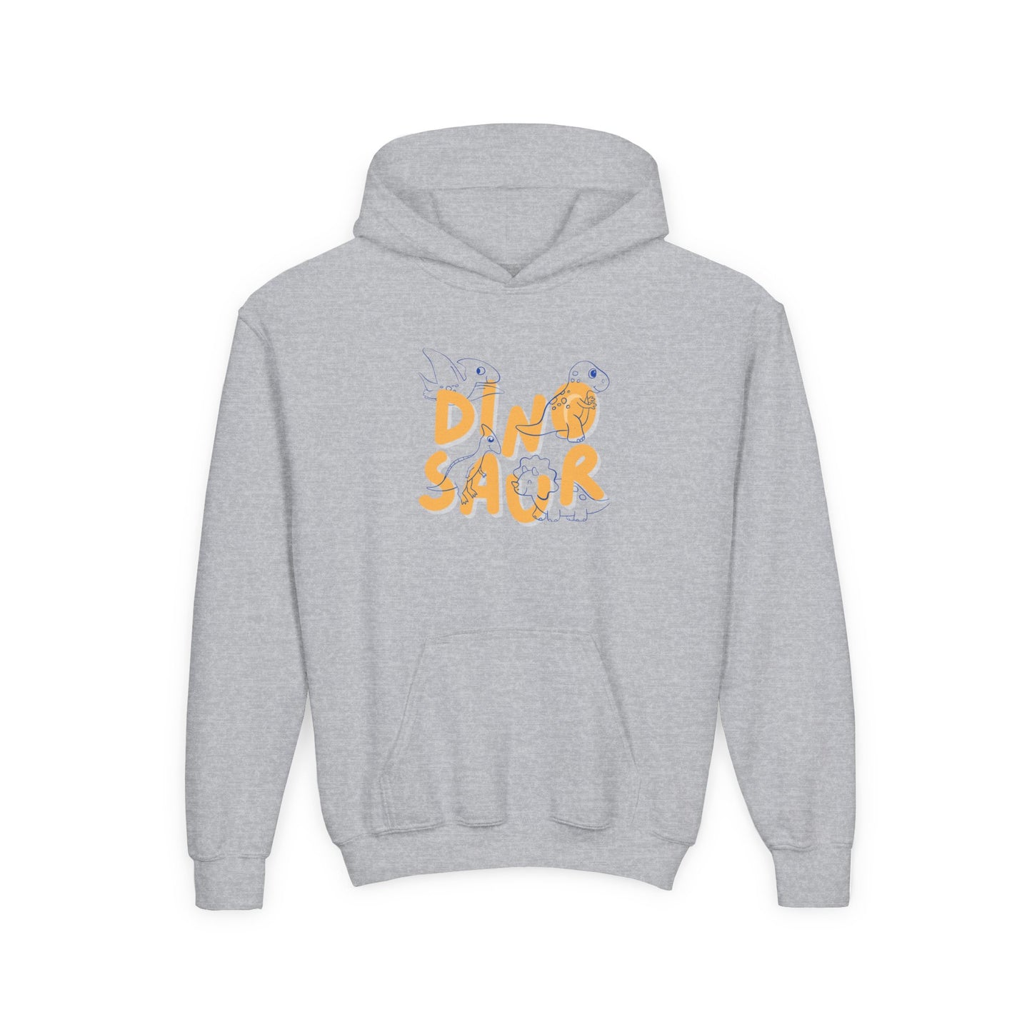 Youth Heavy Blend Hooded Sweatshirt -  Dino-saur
