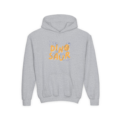 Youth Heavy Blend Hooded Sweatshirt -  Dino-saur Printify