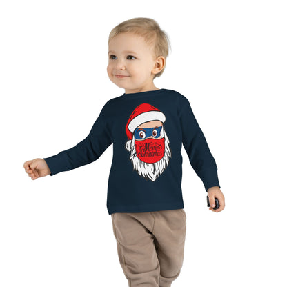 Toddler Long Sleeve Tee - Santa Super kiddo - [[{"value":"Wonderwear Kid"}]]