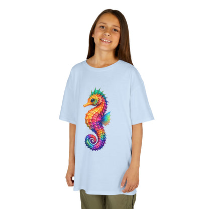 Kids Heavy Cotton™ Tee - vibrant seahorse