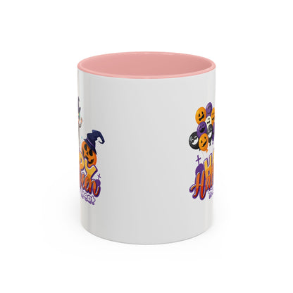 Accent Coffee Mug - Happy halloween trick or treat - [[{"value":"Wonderwear Kid"}]]