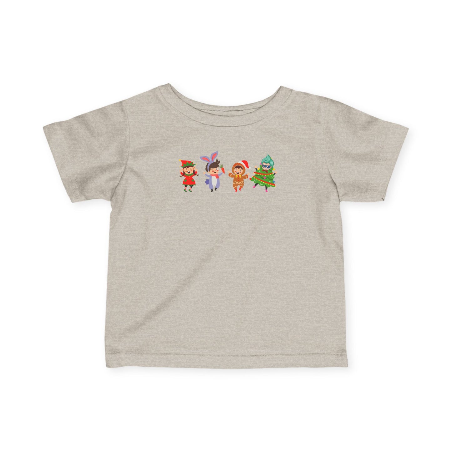Infant Fine Jersey Tee - Super kiddo in christmas tree attire - [[{"value":"Wonderwear Kid"}]]