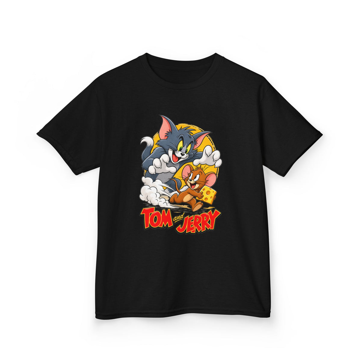 Kids Heavy Cotton™ Tee - Tom and Jerry Cheese Chase