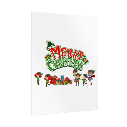 Rolled Posters - Merry christmas from super friends - [[{"value":"Wonderwear Kid"}]]