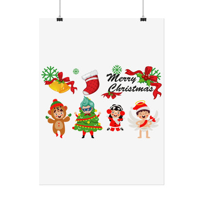 Rolled Posters - Merry christmas from super kid - [[{"value":"Wonderwear Kid"}]]