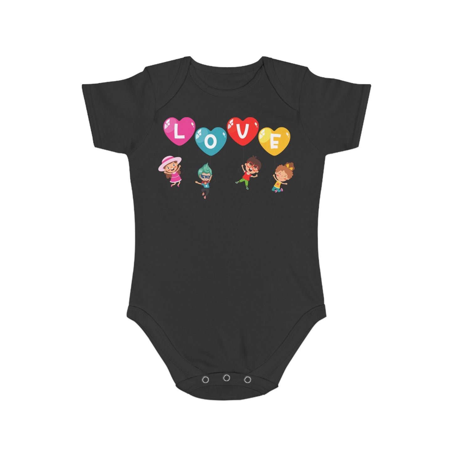 Infant Fine Jersey Bodysuit - Valentines -  Love - [[{"value":"Wonderwear Kid"}]]