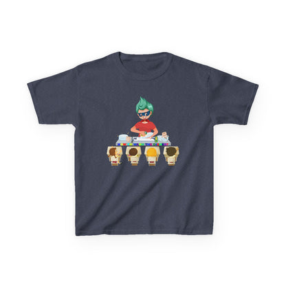 Kids Heavy Cotton™ Tee - Little kiddo teaching to wash dishes - [[{"value":"Wonderwear Kid"}]]