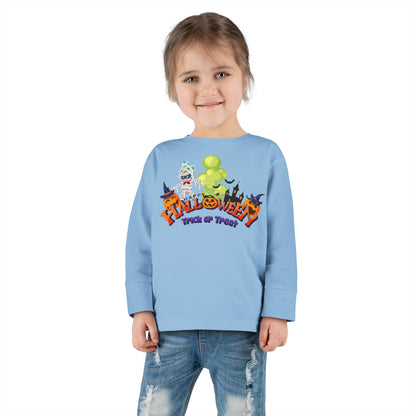 Toddler Long Sleeve Tee - Trick or Treat - [[{"value":"Wonderwear Kid"}]]