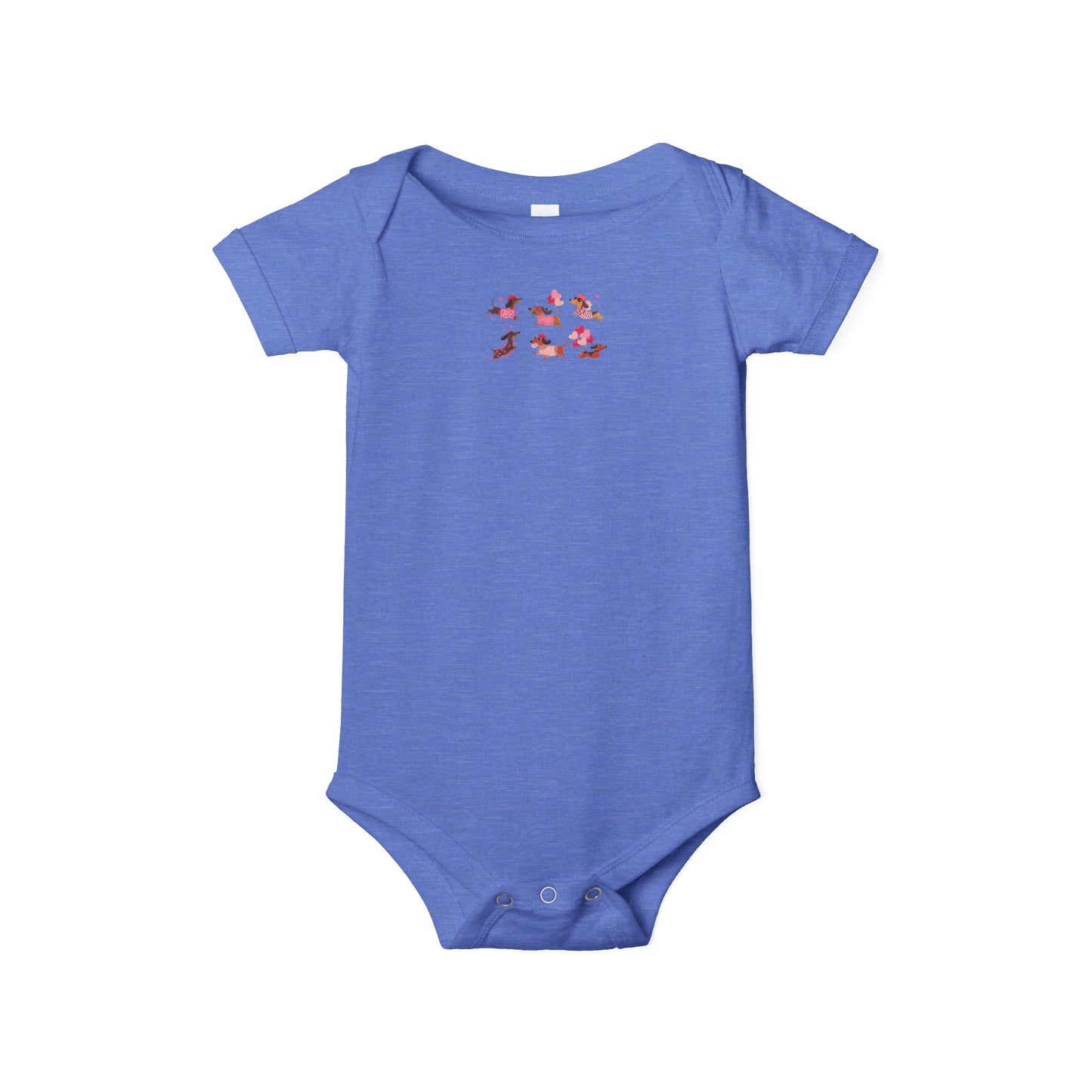 Infant Jersey One Piece - Valentines - Dachshund - [[{"value":"Wonderwear Kid"}]]