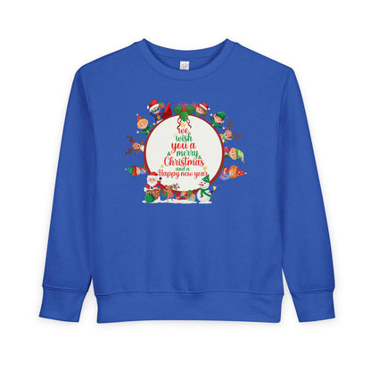 Toddler Sweatshirt - We Wish You a Merry Christmas - [[{"value":"Wonderwear Kid"}]]