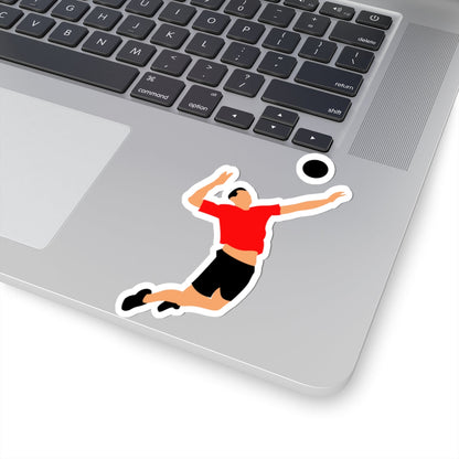 Kiss-Cut Vinyl Decals - Volleyball Printify
