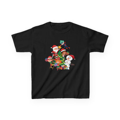 Kids Heavy Cotton™ Tee - Super kiddo making christmas tree - [[{"value":"Wonderwear Kid"}]]