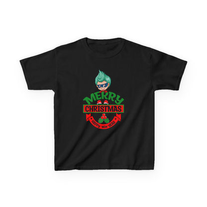 Kids Heavy Cotton™ Tee - Merry chridtmas from super kiddo - [[{"value":"Wonderwear Kid"}]]