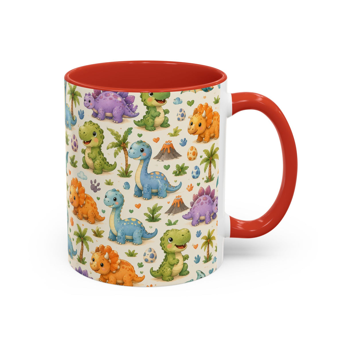 Accent Coffee Mug  (11/15 oz) - Baby Dinosaurs Nursery