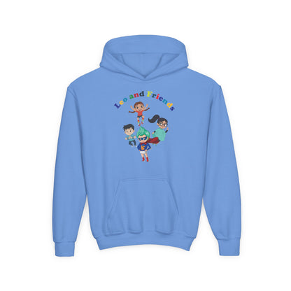 Youth Heavy Blend Hooded Sweatshirt - Leo & Friends - [[{"value":"Wonderwear Kid"}]]