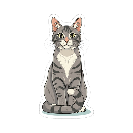 Kiss-Cut Stickers - Maine coon cat Printify